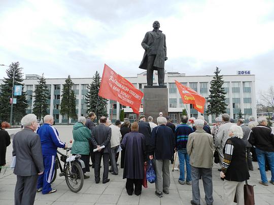 22 апреля 2014г, Ленин и Сталин - наше знамя!, nkolbasov, Одинцово, Ново-Спортивная д.6