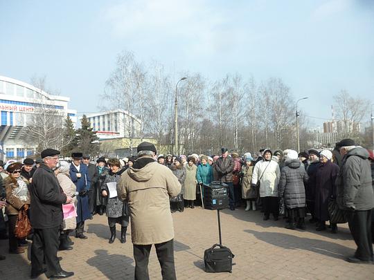 Под звуки песен о ВОВойне, Митинги в Одинцово., nkolbasov, Одинцово, Ново-Спортивная д.6