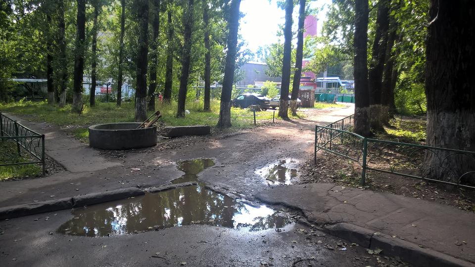 После ямочного ремонта