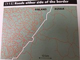 карта дорог России и Финляндии