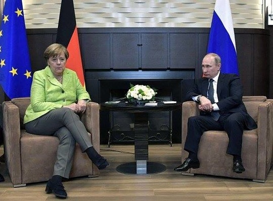 меркель и путин, общий 2, maslov