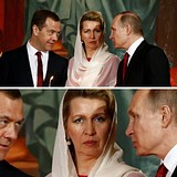 путин и медведев с женой на пасхе