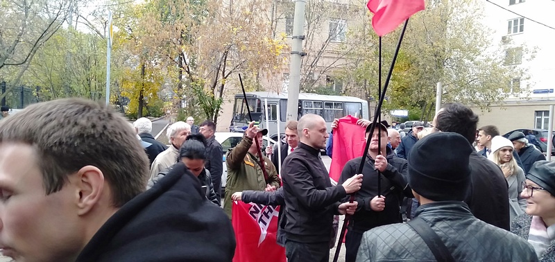 С. Удальцов, Акции Памяти трагического октября 1993г., nkolbasov, Одинцово, Ново-Спортивная д.6