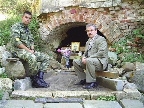 С Атаманом у пещерки Преподобного Саввы, Разное., komandir, Одинцово